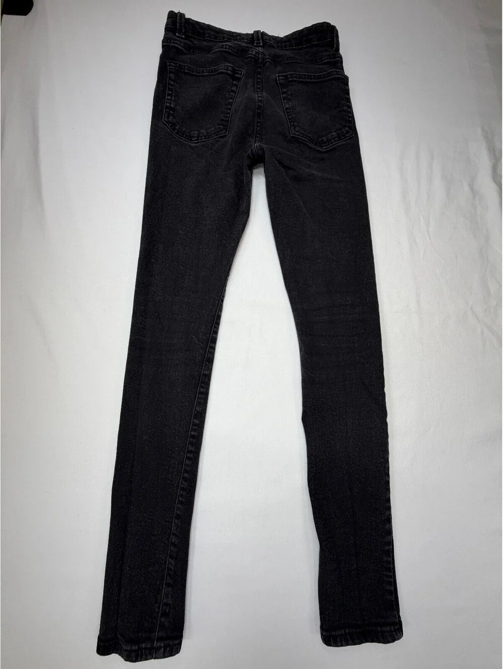 New Look Mens Super Skinny Jeans Stretch Zip Fly Slim Fit Low Rise Size 28 Black